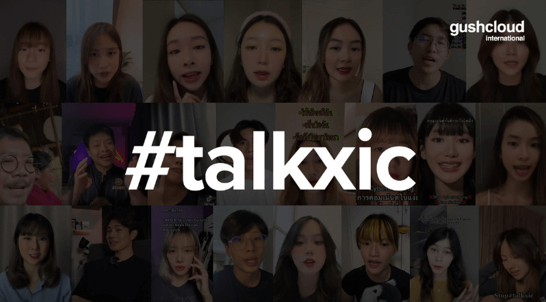 Gushcloud Thái Lan khởi động chiến dịch #Talkxic chống bắt nạt trên mạng xã hội