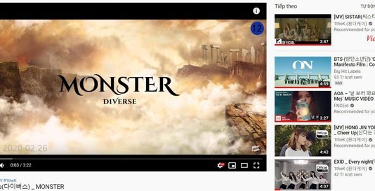 Video đề xuất như trước đây sẽ hiển thị ở góc phải màn hình