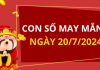 Con số may mắn hôm nay 20/7/2024 theo tuổi của bạn: Số may đón lộc trời ban