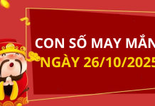 Con số may mắn hôm nay 26/10/2025 theo tuổi: Chọn số giúp bạn đổi vận