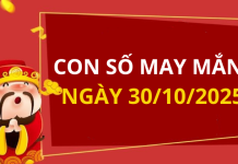 Con số may mắn hôm nay 30/10/2025 theo tuổi: Chọn số đón lộc
