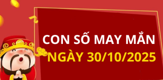 Con số may mắn hôm nay 30/10/2025 theo tuổi: Chọn số đón lộc
