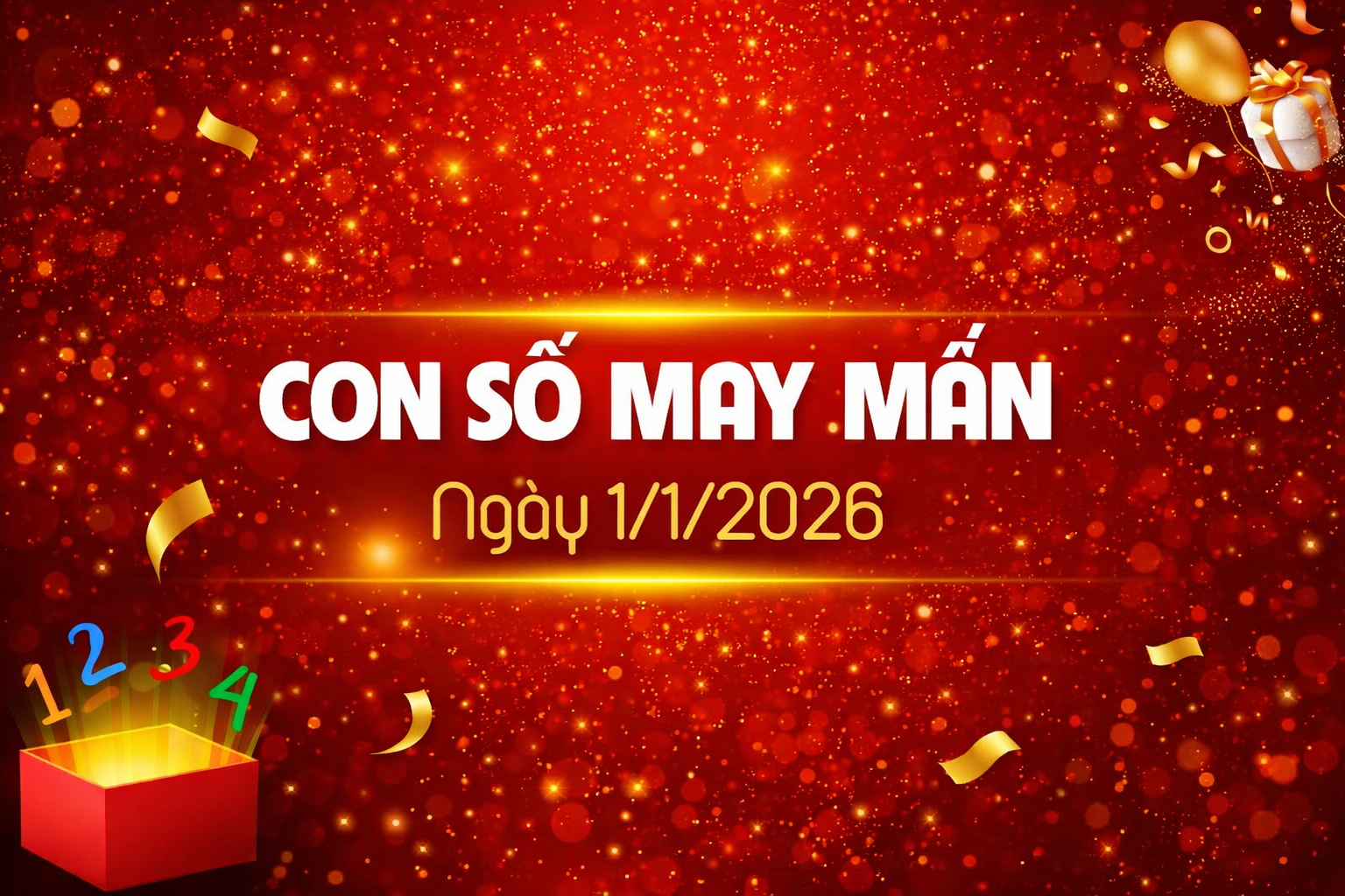 Con số may mắn hôm nay 1/1/2026 theo tuổi: Chọn số cát đổi vận tức thì