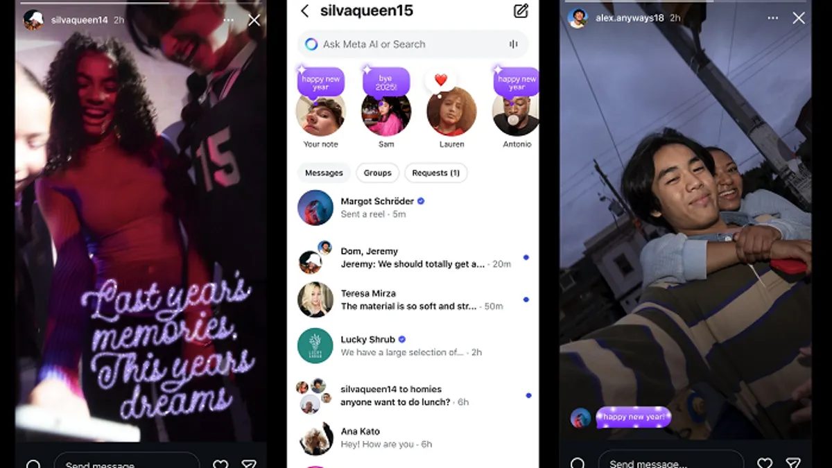 Instagram bổ sung hiệu ứng đón năm mới 2026