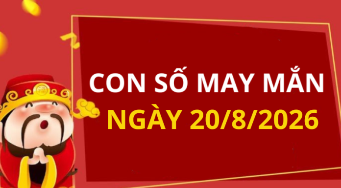 Con số may mắn hôm nay 20/8/2026 theo từng tuổi: Chọn số đón lộc